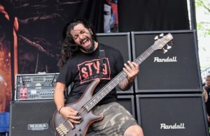 Lee Foral from After The Burial live at Vans Warped tour