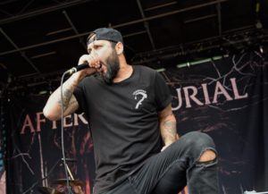 Anthony Notarmaso from After The Burial live at the Vans Warped Tour