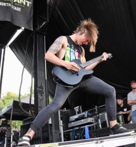 Elliott Gruenberg from Bless The Fall live at Vans Warped Tour