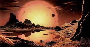 Proxima Centauri Artwork by David Hardy