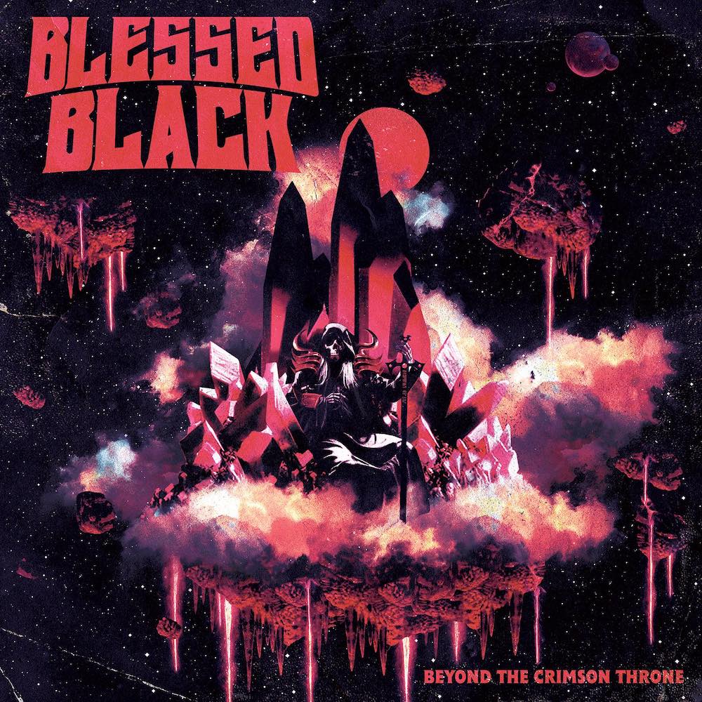 Beyond the Crimson Throne Album Cover by Blessed Black